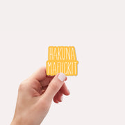Hakuna Mafuckit Vinyl Sticker Creativien Stickers art-noise.myshopify.com hakuna-mafuckit-vinyl-sticker-1