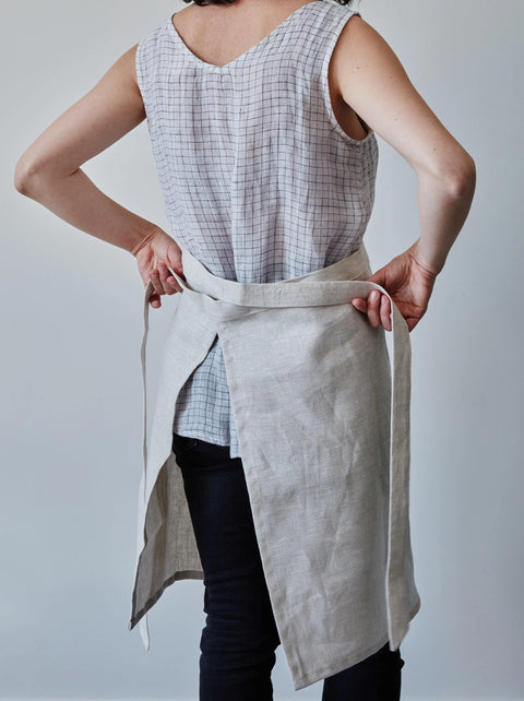 Half Linen Apron - Oat Confetti Mill Half aprons art-noise.myshopify.com half-linen-apron-oat Half Linen Apron - Oat Confetti Mill Half aprons art-noise.myshopify.com half-linen-apron-oat