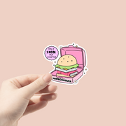 Hambookguer Reading Sticker