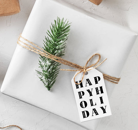Happy Holiday Gift Tags Creativien product_type art-noise.myshopify.com happy-holiday-gift-tags