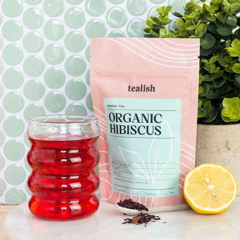 Organic Hibiscus Tealish Herbal Tea art-noise.myshopify.com organic-hibiscus