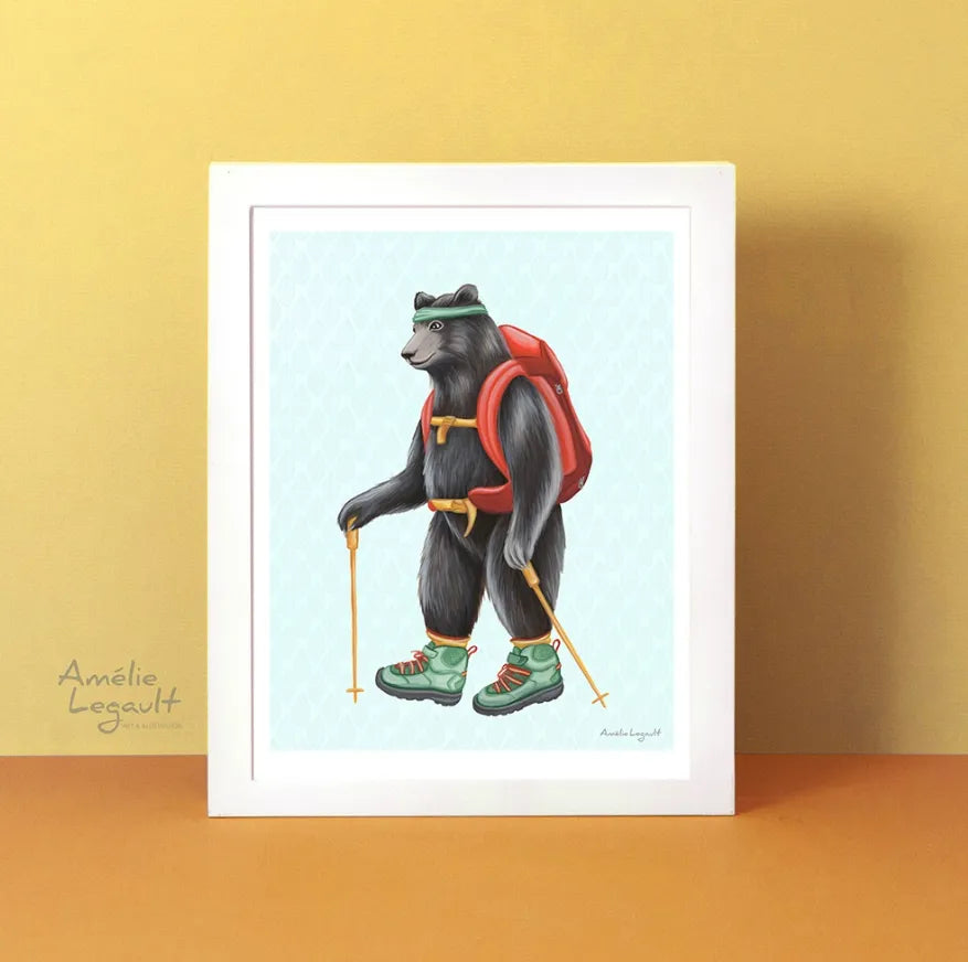 Amélie Legault - Hiking Black Bear Print - Art Noise Amélie Legault - Hiking Black Bear Print Amelie Legault Fine Art Prints art-noise.myshopify.com amelie-legault-hiking-black-bear-print Amélie Legault - Hiking Black Bear Print Amelie Legault Fine Art Prints art-noise.myshopify.com amelie-legault-hiking-black-bear-print