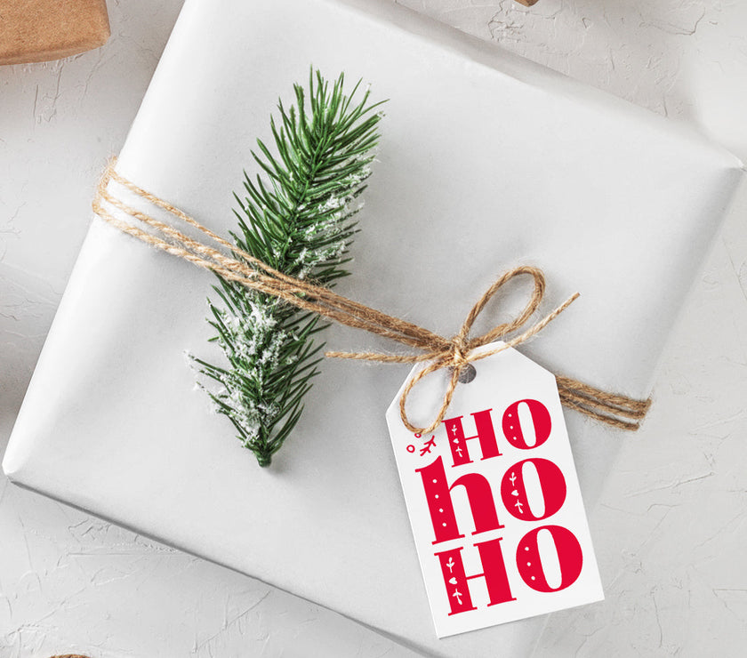 Ho Ho Ho Gift Tags