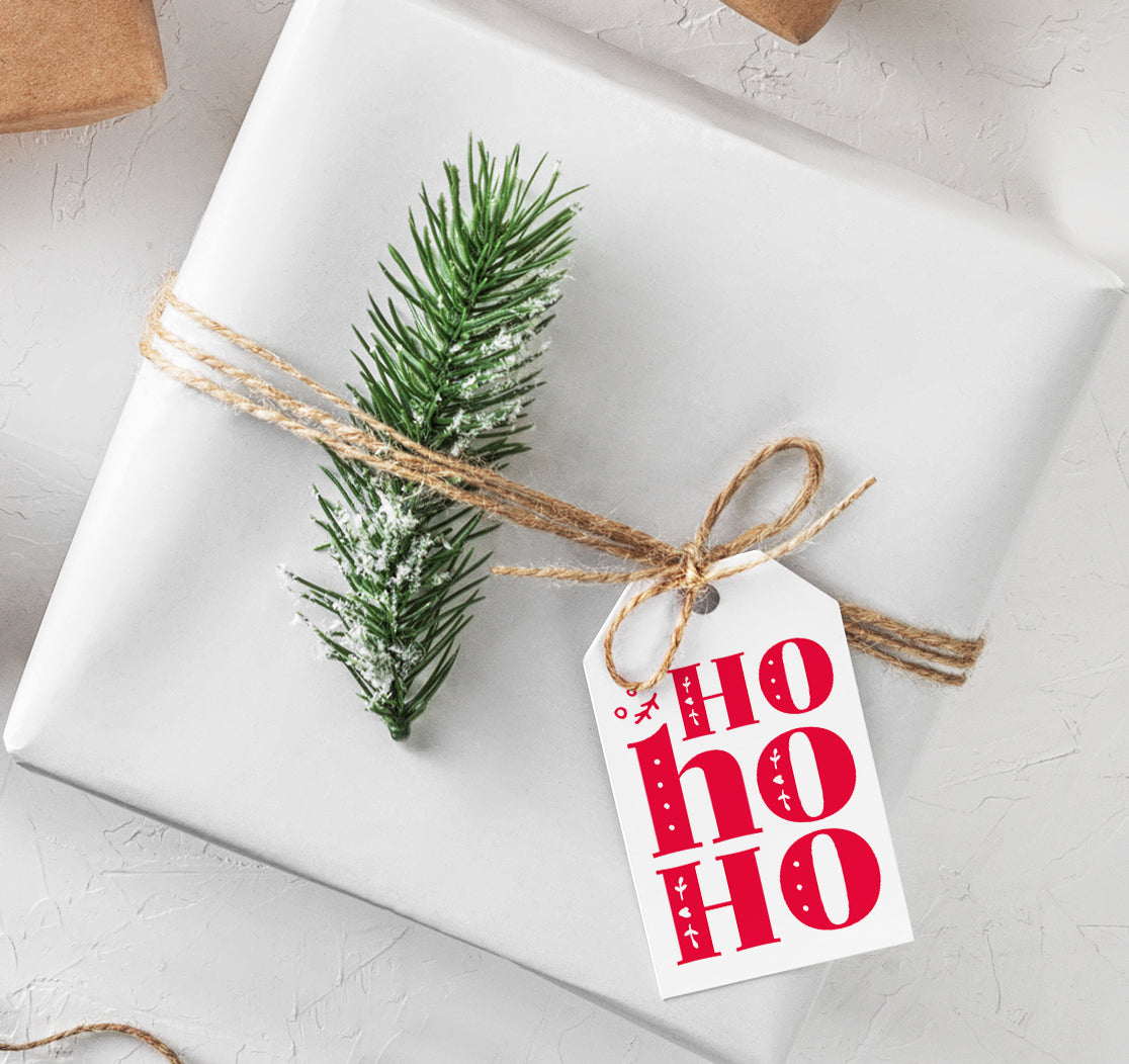 Ho Ho Ho Gift Tags Creativien product_type art-noise.myshopify.com ho-ho-ho-gift-tags