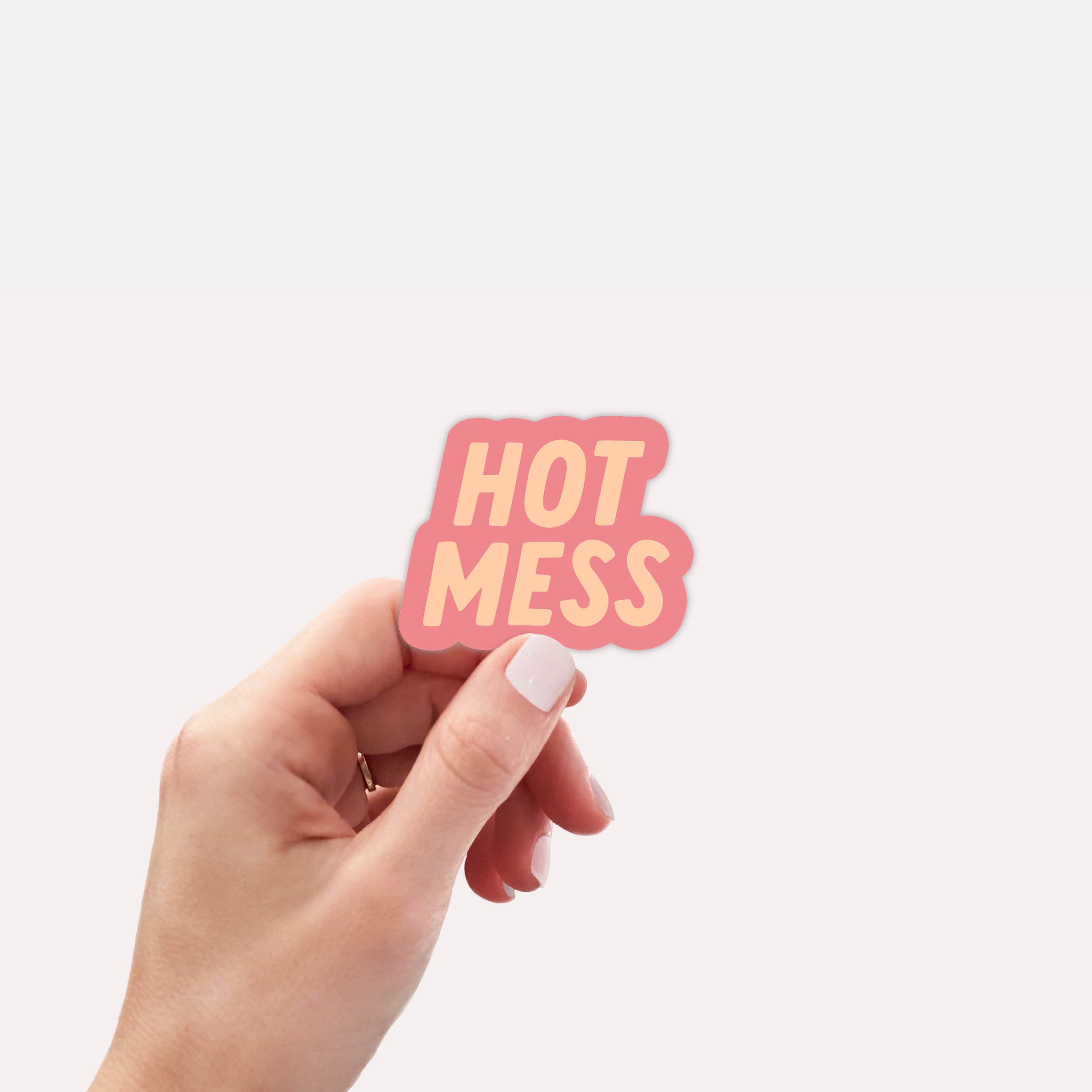 Hot mess Vinyl Sticker Creativien Stickers art-noise.myshopify.com hot-mess-vinyl-sticker