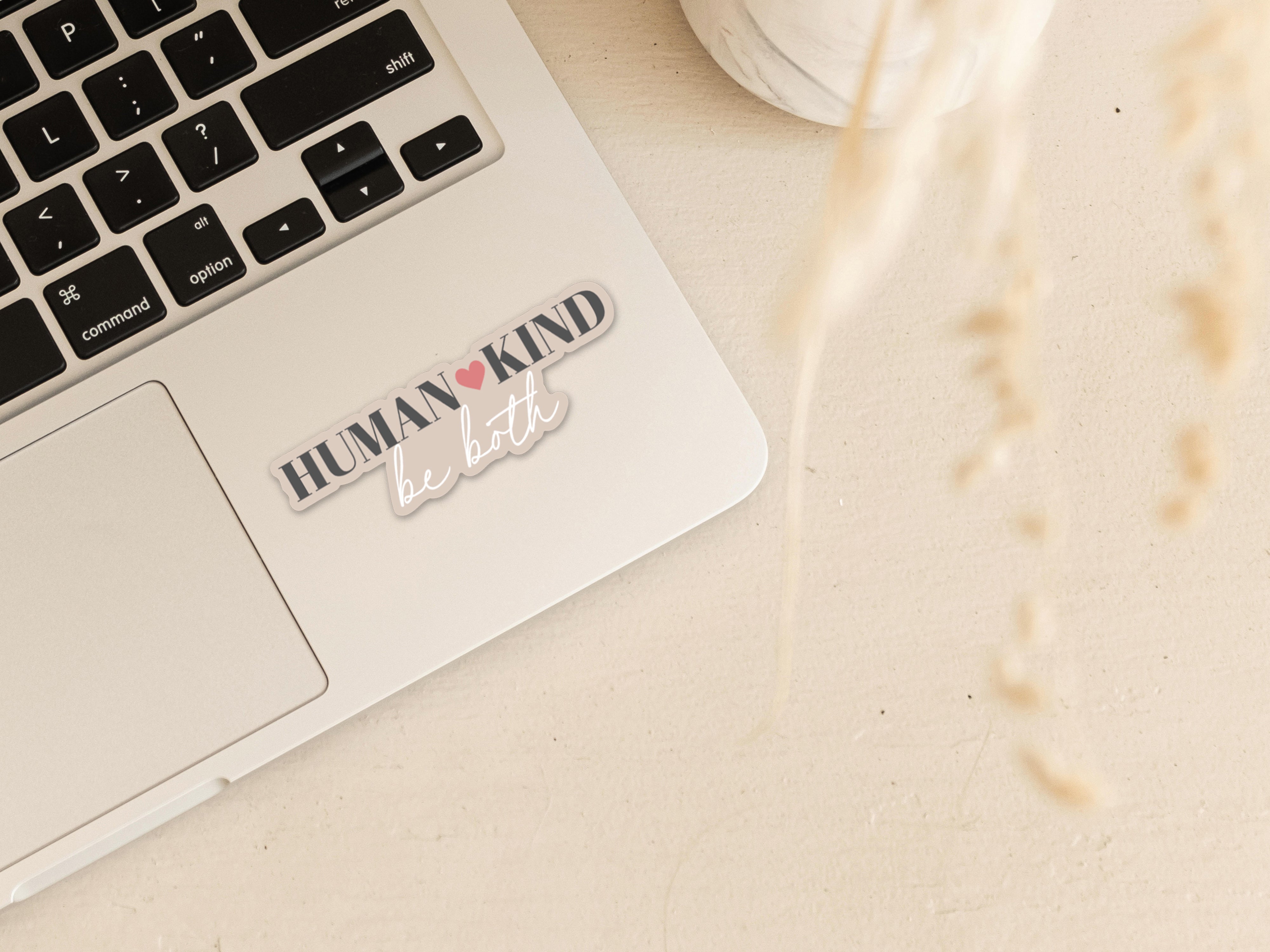 Human Kind, Be Both Vinyl Sticker Creativien Stickers art-noise.myshopify.com human-kind-be-both-vinyl-sticker