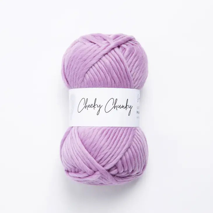 Heather Super Chunky Yarn. Cheeky Chunky Yarn by Wool Couture. 100g Ball  Chunky Yarn in Heather Purple. Pure Merino Wool. 