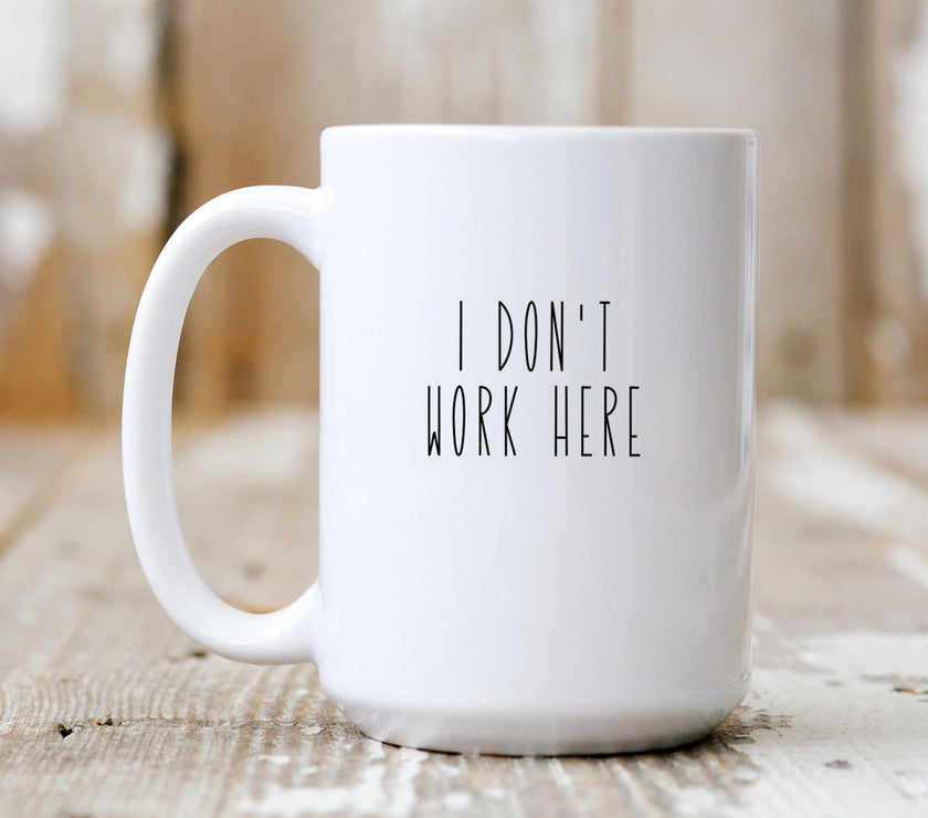 I don't work here