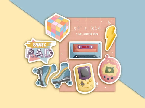 Prints By Rish - 90's Kid Vinyl Sticker Pack - Art Noise Prints By Rish - 90's Kid Vinyl Sticker Pack Prints By Rish Stickers art-noise.myshopify.com prints-by-rish-90s-kid-vinyl-sticker-pack Prints By Rish - 90's Kid Vinyl Sticker Pack Prints By Rish Stickers art-noise.myshopify.com prints-by-rish-90s-kid-vinyl-sticker-pack