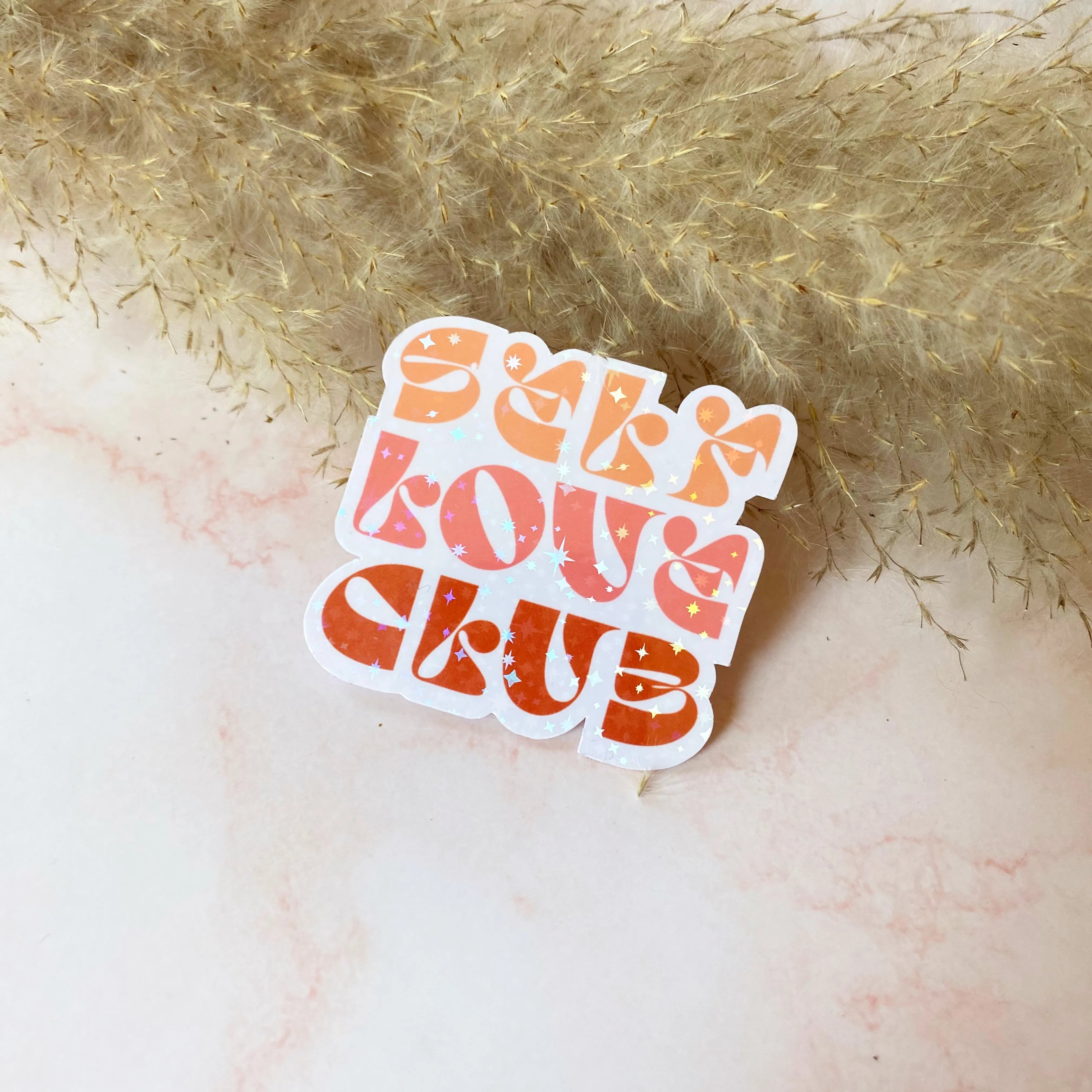  Self Love Club Sticker Cheeky Peach Designs Sticker art-noise.myshopify.com self-love-club-sticker