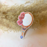  Vintage Mirror Sticker Cheeky Peach Designs Sticker art-noise.myshopify.com vintage-mirror-sticker