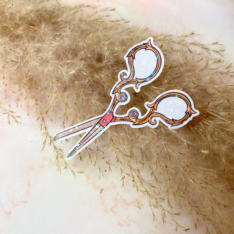  Vintage Scissors Sticker Cheeky Peach Designs Sticker art-noise.myshopify.com vintage-scissors-sticker