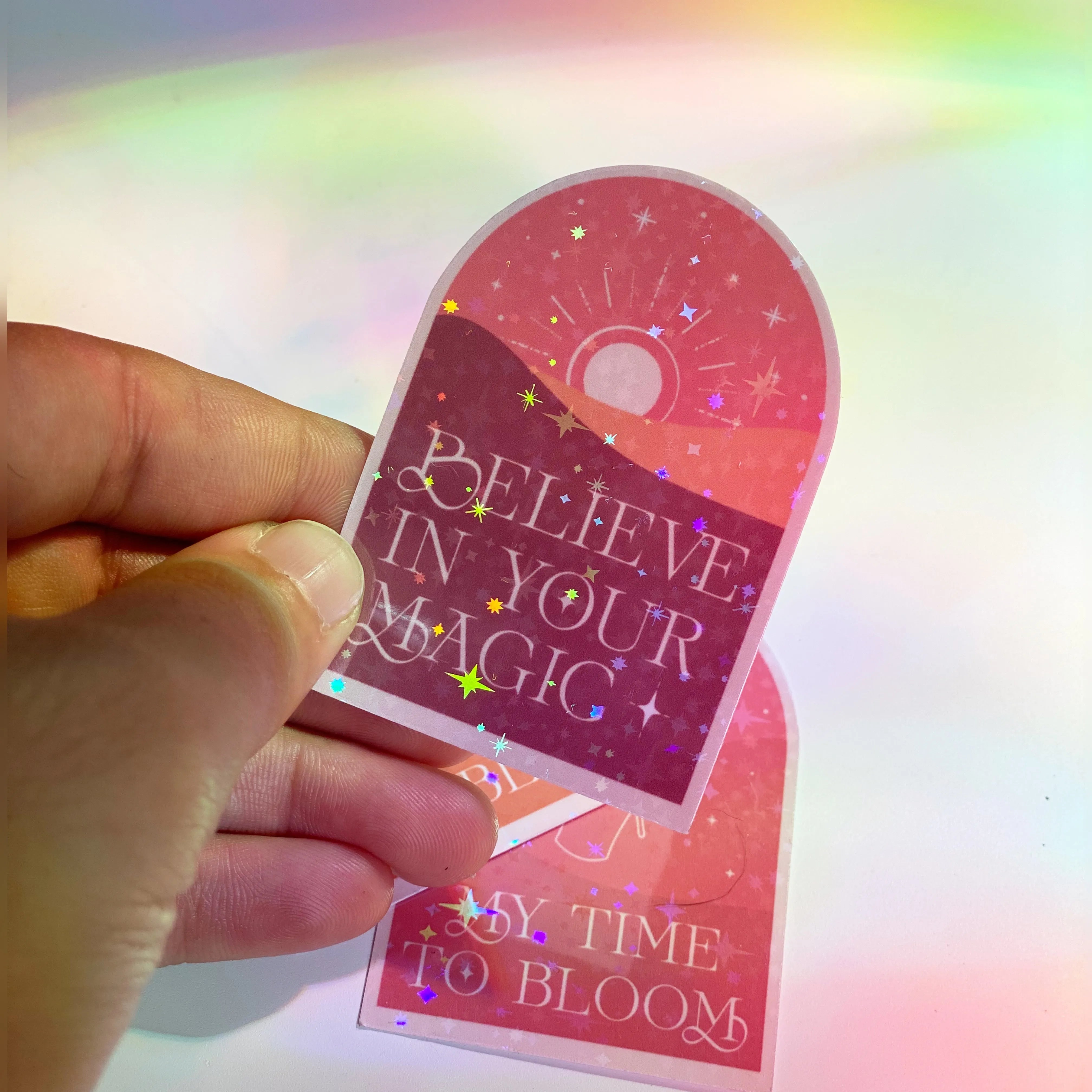  Believe in your Magic Sticker Cheeky Peach Designs Sticker art-noise.myshopify.com believe-in-your-magic-sticker