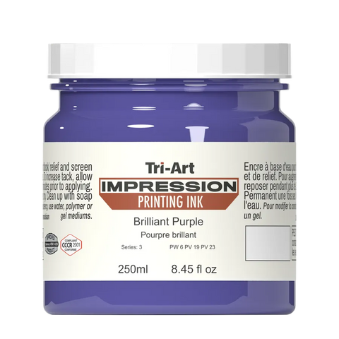 Impressions Block Printing Ink - Brilliant Purple - Art Noise Impressions Block Printing Ink - Brilliant Purple Tri-Art Mfg. Printmaking Ink art-noise.myshopify.com impressions-block-printing-ink-brilliant-purple