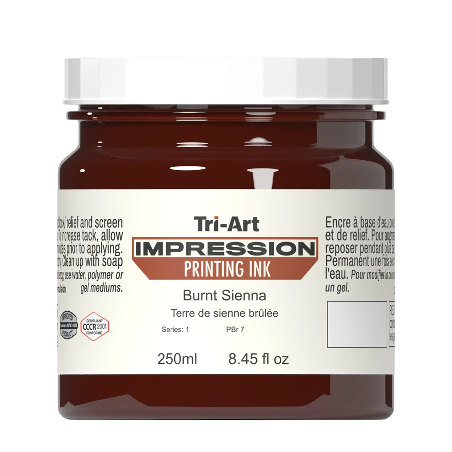 Impressions Block Printing Ink - Burnt Sienna - Art Noise Impressions Block Printing Ink - Burnt Sienna Tri-Art Mfg.  art-noise.myshopify.com impressions-block-printing-ink-burnt-sienna