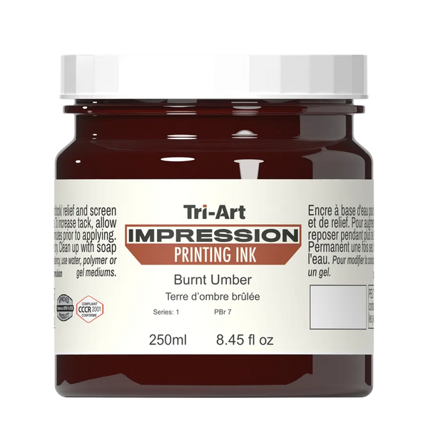 Impressions Block Printing Ink - Burnt Umber