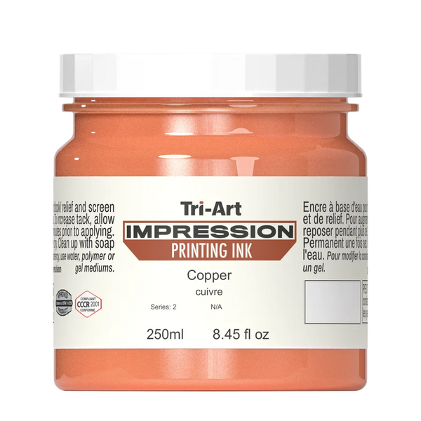 Impressions Block Printing Ink - Iridescent Copper