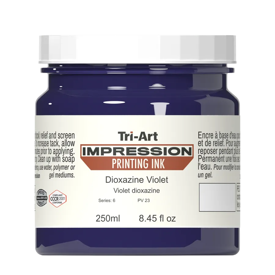 Impressions Block Printing Ink - Violet - Art Noise Impressions Block Printing Ink - Violet Tri-Art Mfg. Printmaking Ink art-noise.myshopify.com impressions-block-printing-ink-violet