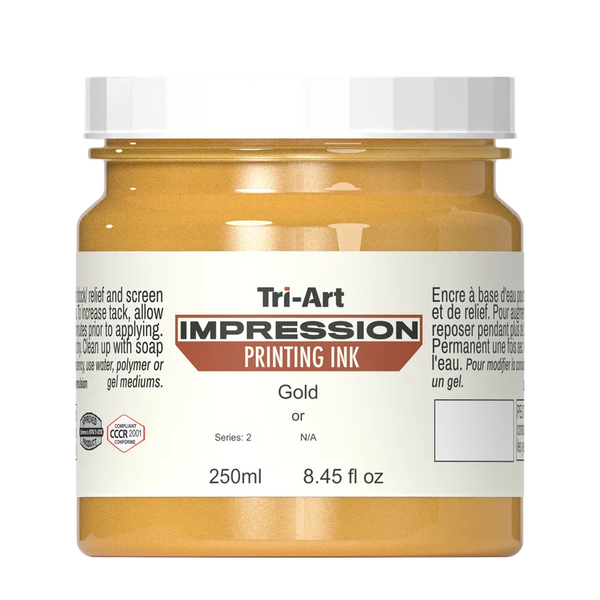 Impressions Block Printing Ink - Iridescent Gold