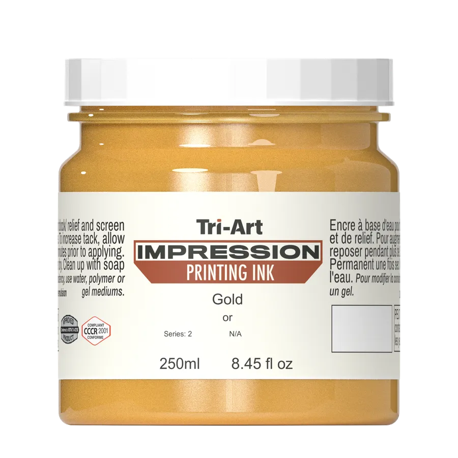 Impressions Block Printing Ink - Iridescent Gold - Art Noise Impressions Block Printing Ink - Iridescent Gold Tri-Art Mfg. Printmaking Ink art-noise.myshopify.com impressions-block-printing-ink-iridescent-gold Impressions Block Printing Ink - Iridescent Gold Tri-Art Mfg. Printmaking Ink art-noise.myshopify.com impressions-block-printing-ink-iridescent-gold