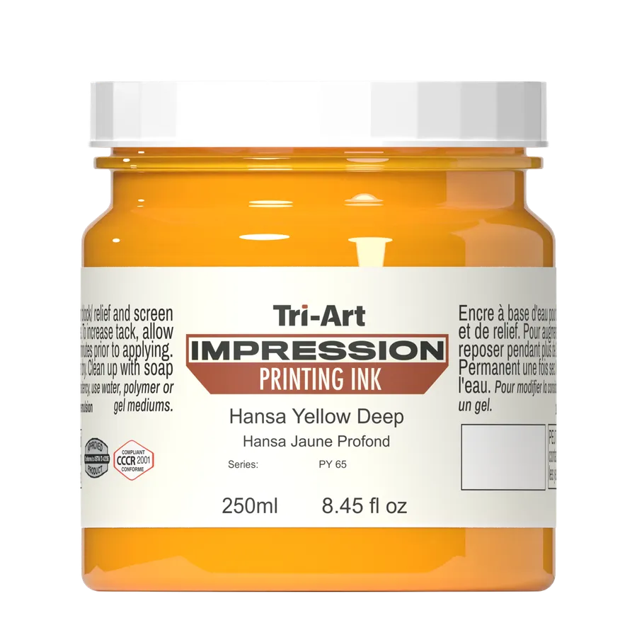 Impressions Block Printing Ink - Yellow Deep - Art Noise Impressions Block Printing Ink - Yellow Deep Triart  art-noise.myshopify.com impressions-block-printing-ink-yellow-deep