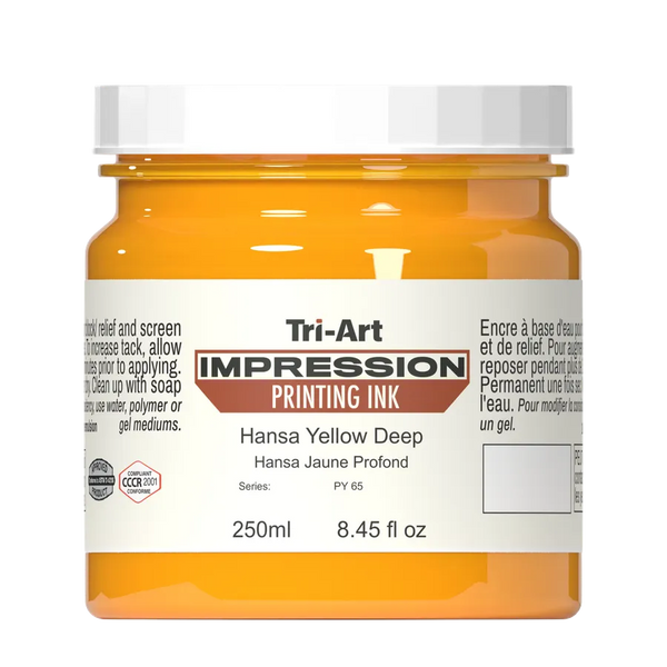 Impressions Block Printing Ink - Yellow Deep