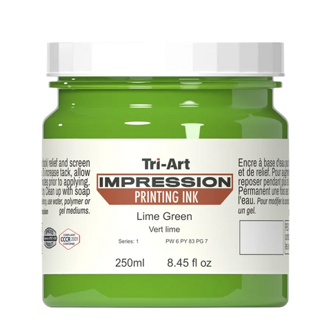 Impressions Block Printing Ink - Lime Green - Art Noise Impressions Block Printing Ink - Lime Green Tri-Art Mfg. Printmaking Ink art-noise.myshopify.com impressions-block-printing-ink-lime-green