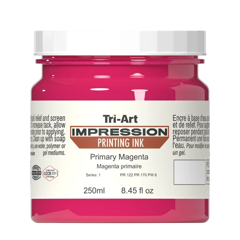 Impressions Block Printing Ink - Magenta - Art Noise Impressions Block Printing Ink - Magenta Tri-Art Mfg. Printmaking Ink art-noise.myshopify.com impressions-block-printing-ink-magenta