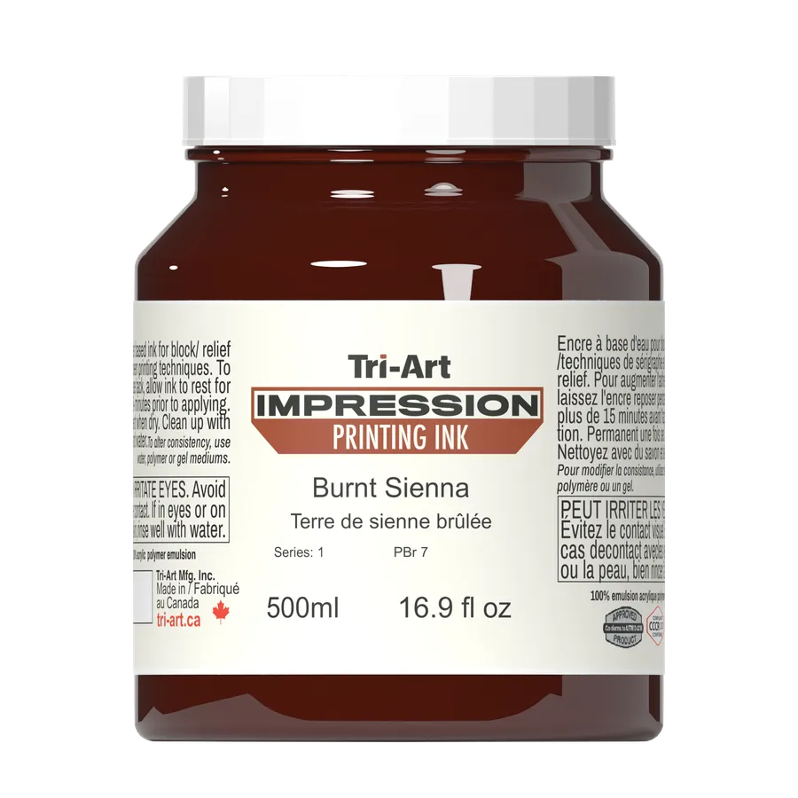 Impressions Block Printing Ink - Burnt Sienna - Art Noise Impressions Block Printing Ink - Burnt Sienna Tri-Art Mfg.  art-noise.myshopify.com impressions-block-printing-ink-burnt-sienna