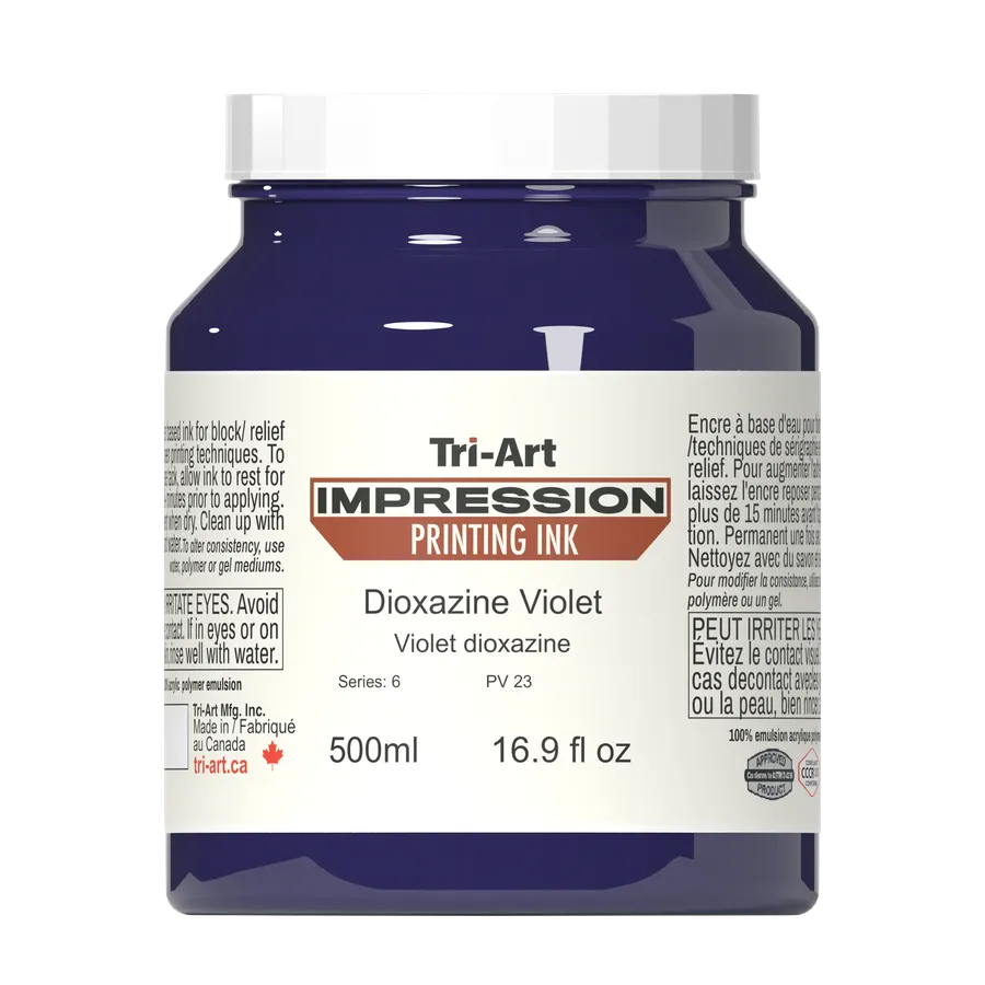 Impressions Block Printing Ink - Violet - Art Noise Impressions Block Printing Ink - Violet Tri-Art Mfg. Printmaking Ink art-noise.myshopify.com impressions-block-printing-ink-violet