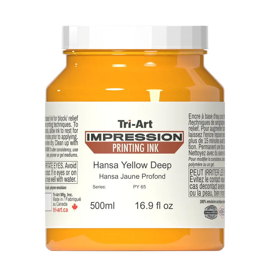 Impressions Block Printing Ink - Yellow Deep - Art Noise Impressions Block Printing Ink - Yellow Deep Triart  art-noise.myshopify.com impressions-block-printing-ink-yellow-deep