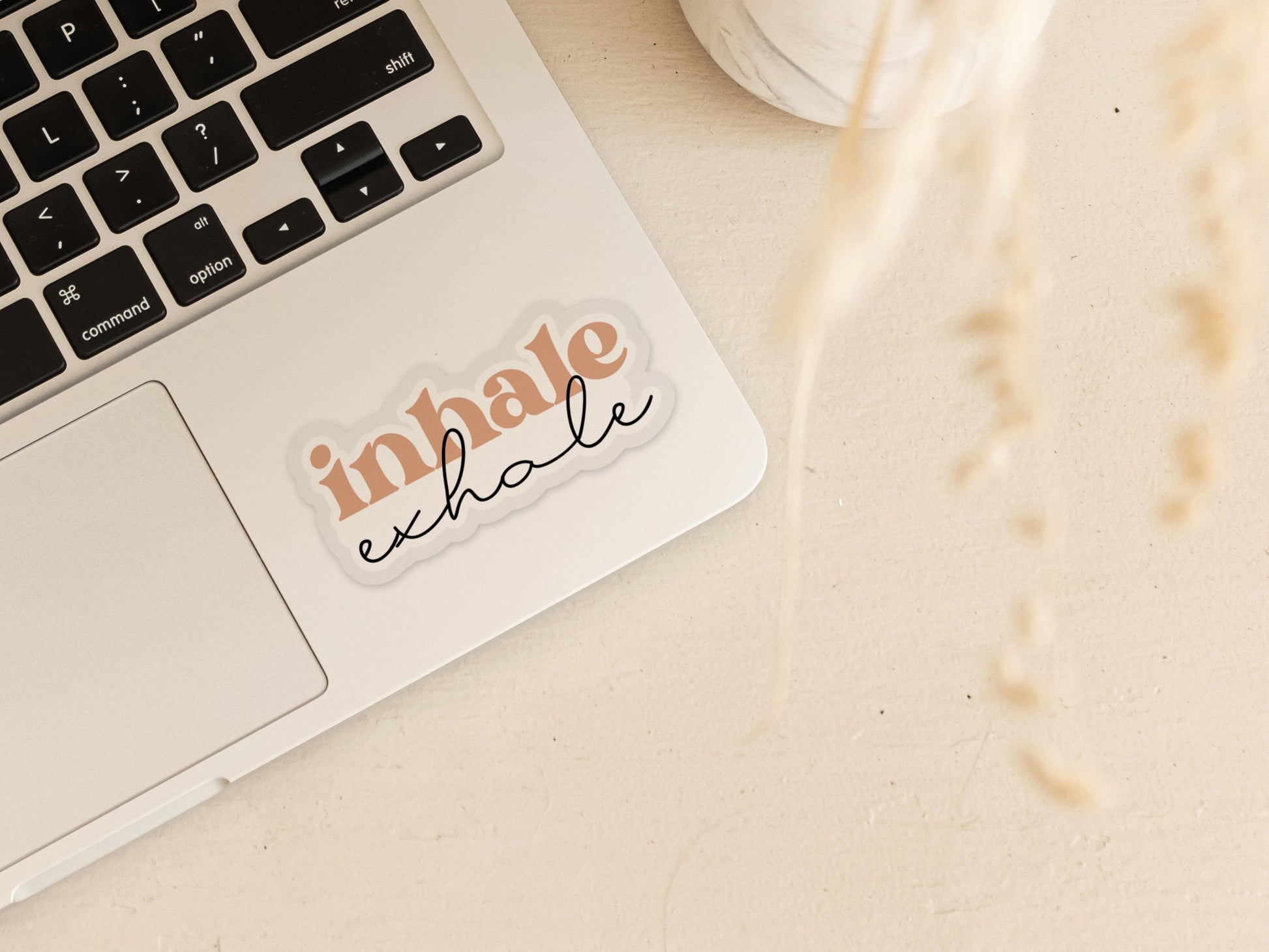 Inhale Exhale Vinyl Sticker Creativien Stickers art-noise.myshopify.com inhale-exhale-vinyl-sticker