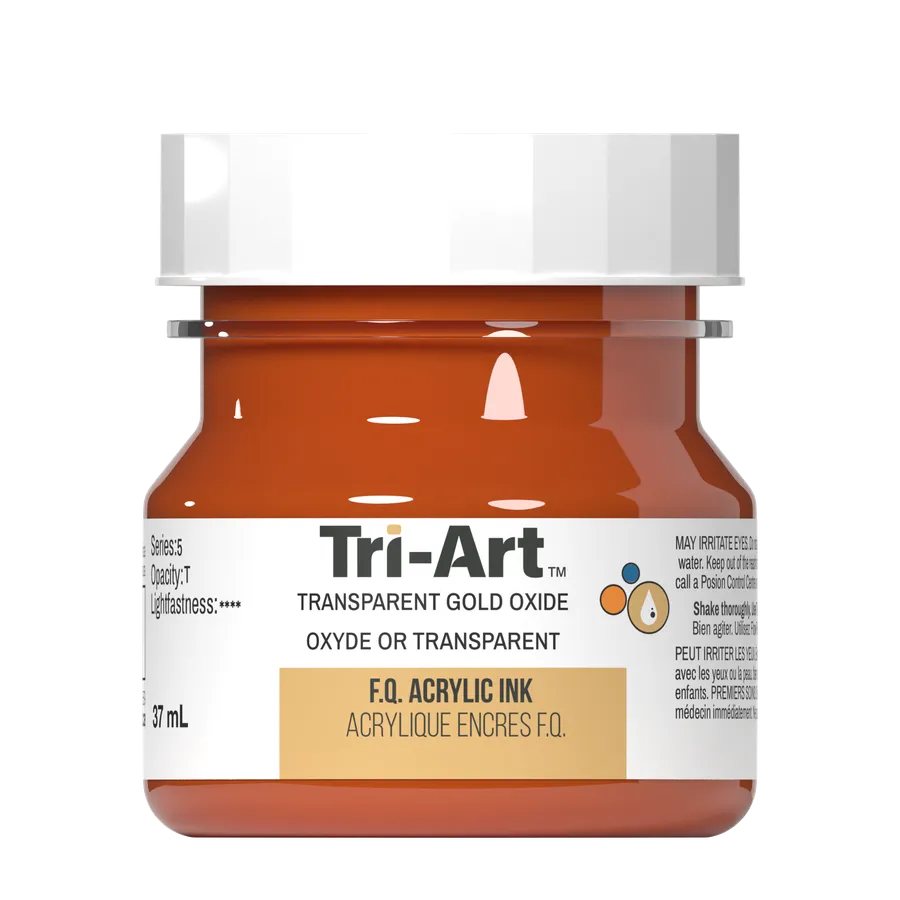Tri-Art Ink - Transparent Gold Oxide - 37mL - Art Noise Tri-Art Ink - Transparent Gold Oxide - 37mL Triart  art-noise.myshopify.com tri-art-ink-transparent-gold-oxide-37ml