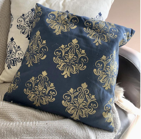 Juliet Damask Craft Stencil Stencil Up Stencil art-noise.myshopify.com juliet-damask-craft-stencil