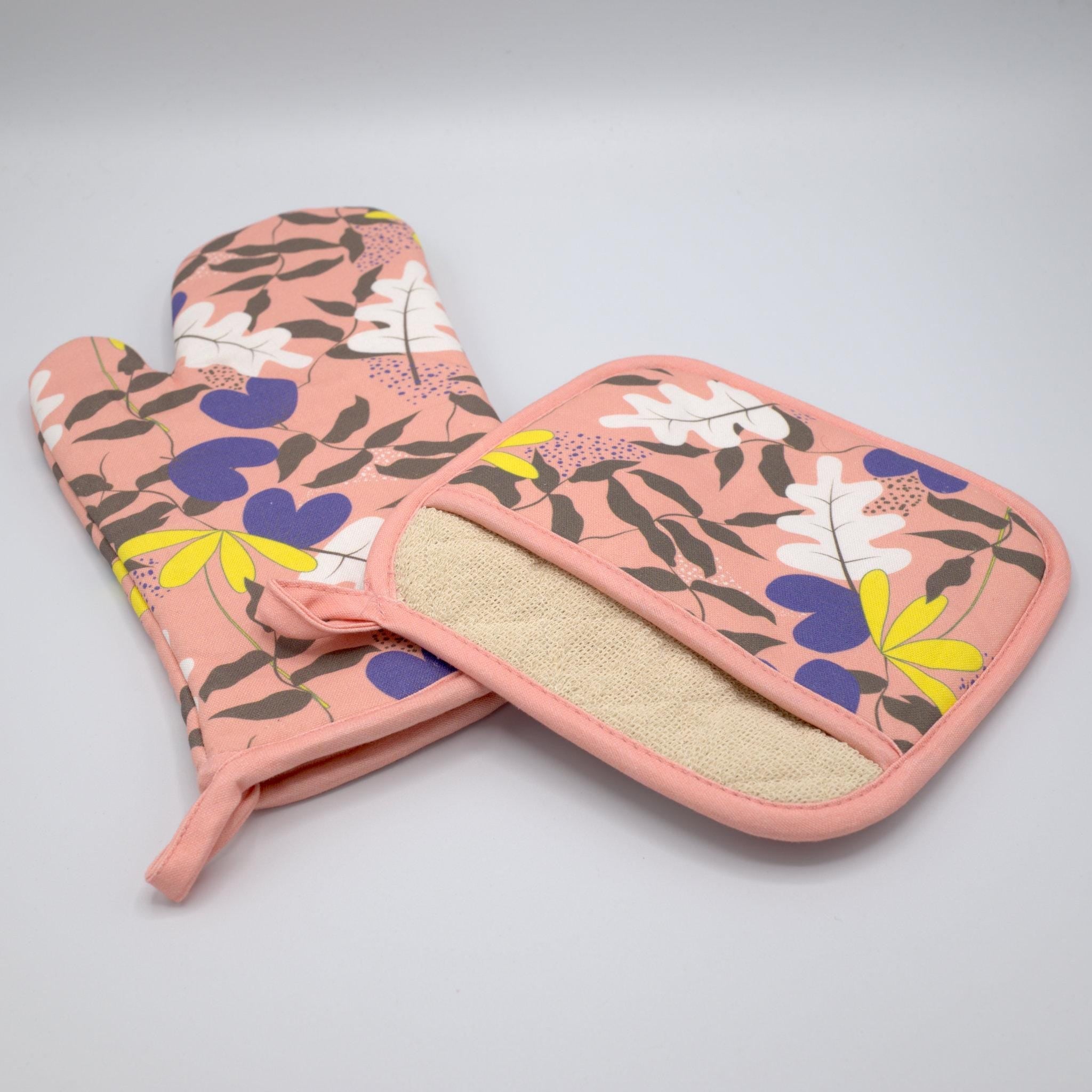 Just Leaves-Oven Mitt and Pot Holder