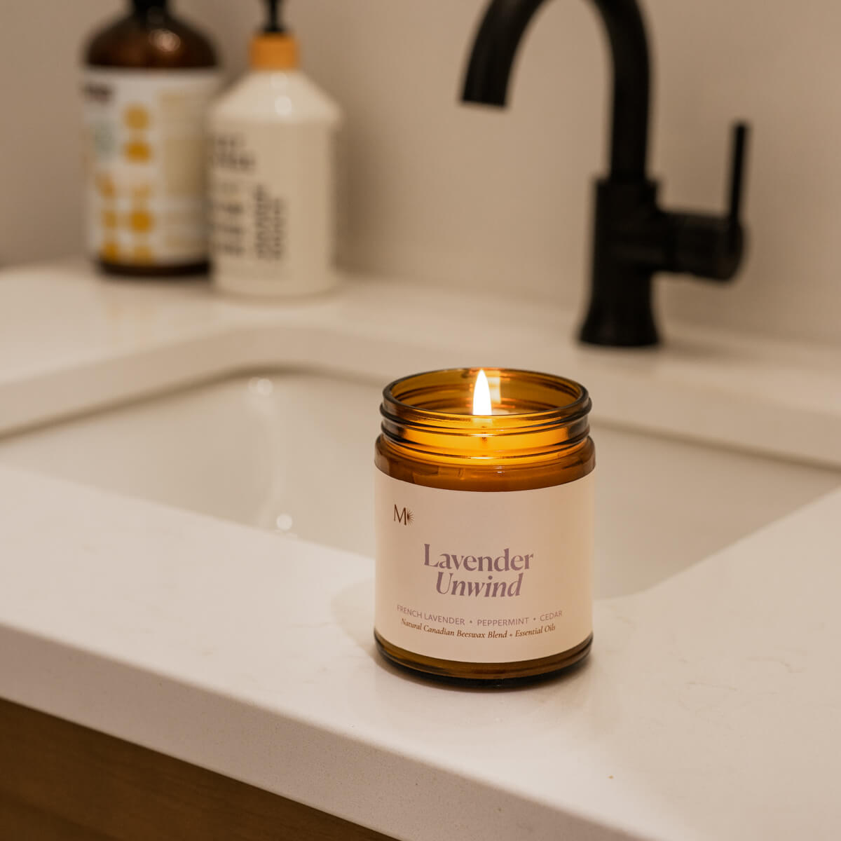 Lavender Unwind Candle Misiyo Candle Co Candles art-noise.myshopify.com lavender-unwind-candle