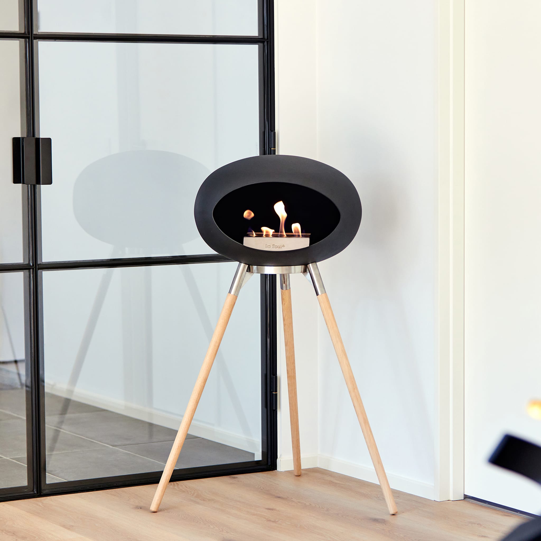 Le Feu Ground High Dome <br>Black Nüline Distribution Fireplaces art-noise.myshopify.com le-feu-ground-high-dome-br-black