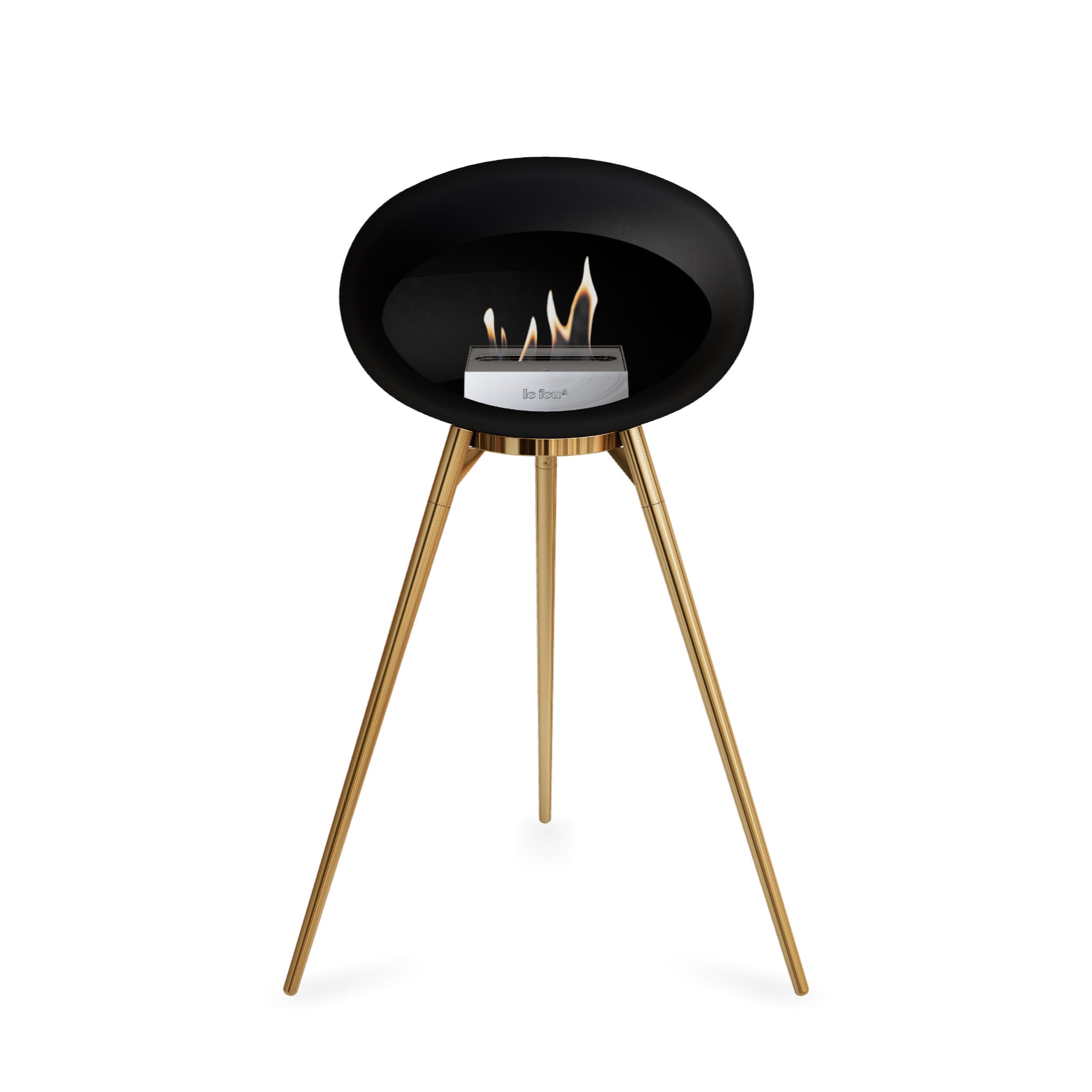 Le Feu Ground High Dome <br>Black Nüline Distribution Fireplaces art-noise.myshopify.com le-feu-ground-high-dome-br-black