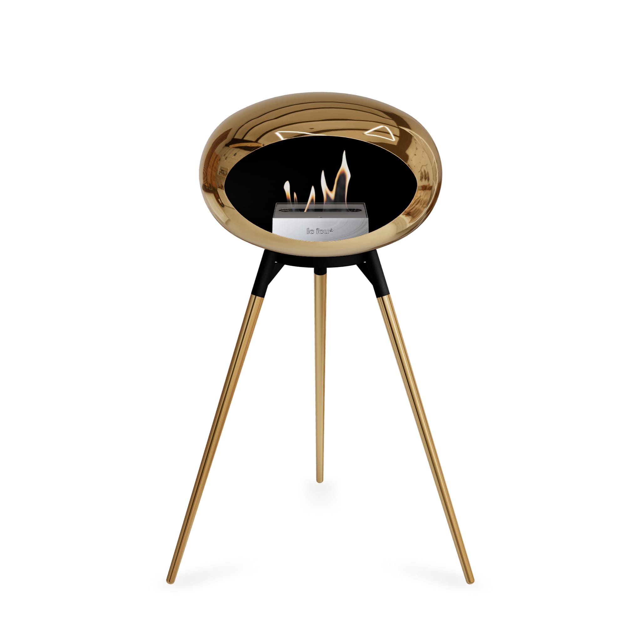 Le Feu Ground High Dome <br>Chromed Rose Gold
