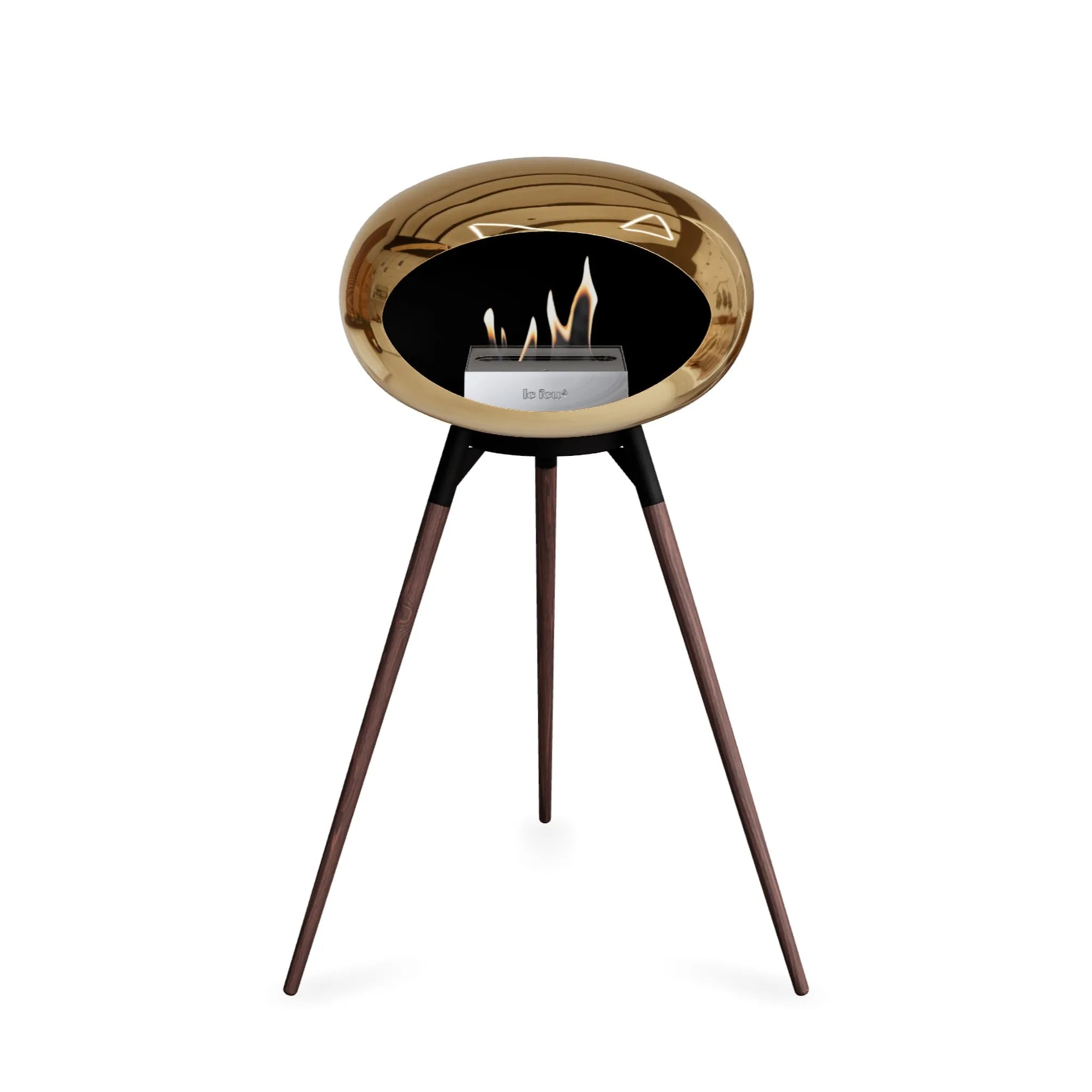  Le Feu Ground High Dome <br>Chromed Rose Gold Nüline Distribution Fireplaces art-noise.myshopify.com le-feu-ground-high-dome-br-chromed-rose-gold