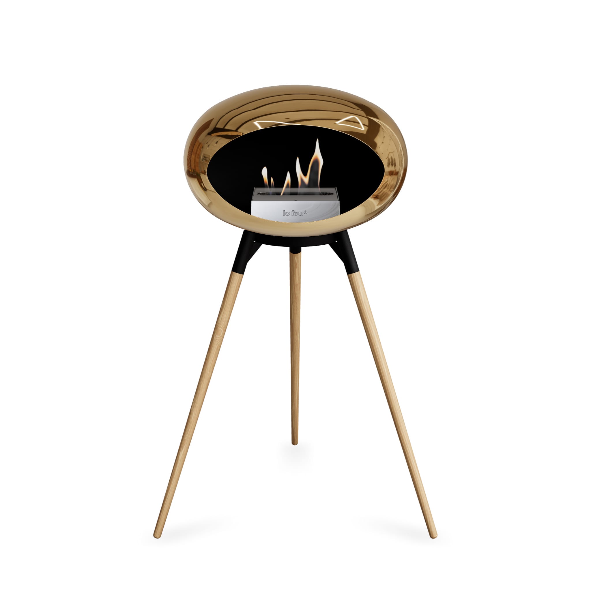 Le Feu Ground High Dome <br>Chromed Rose Gold