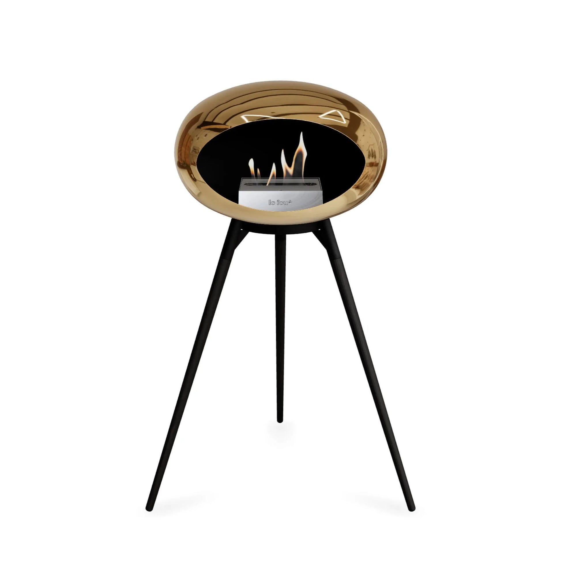  Le Feu Ground High Dome <br>Chromed Rose Gold Nüline Distribution Fireplaces art-noise.myshopify.com le-feu-ground-high-dome-br-chromed-rose-gold