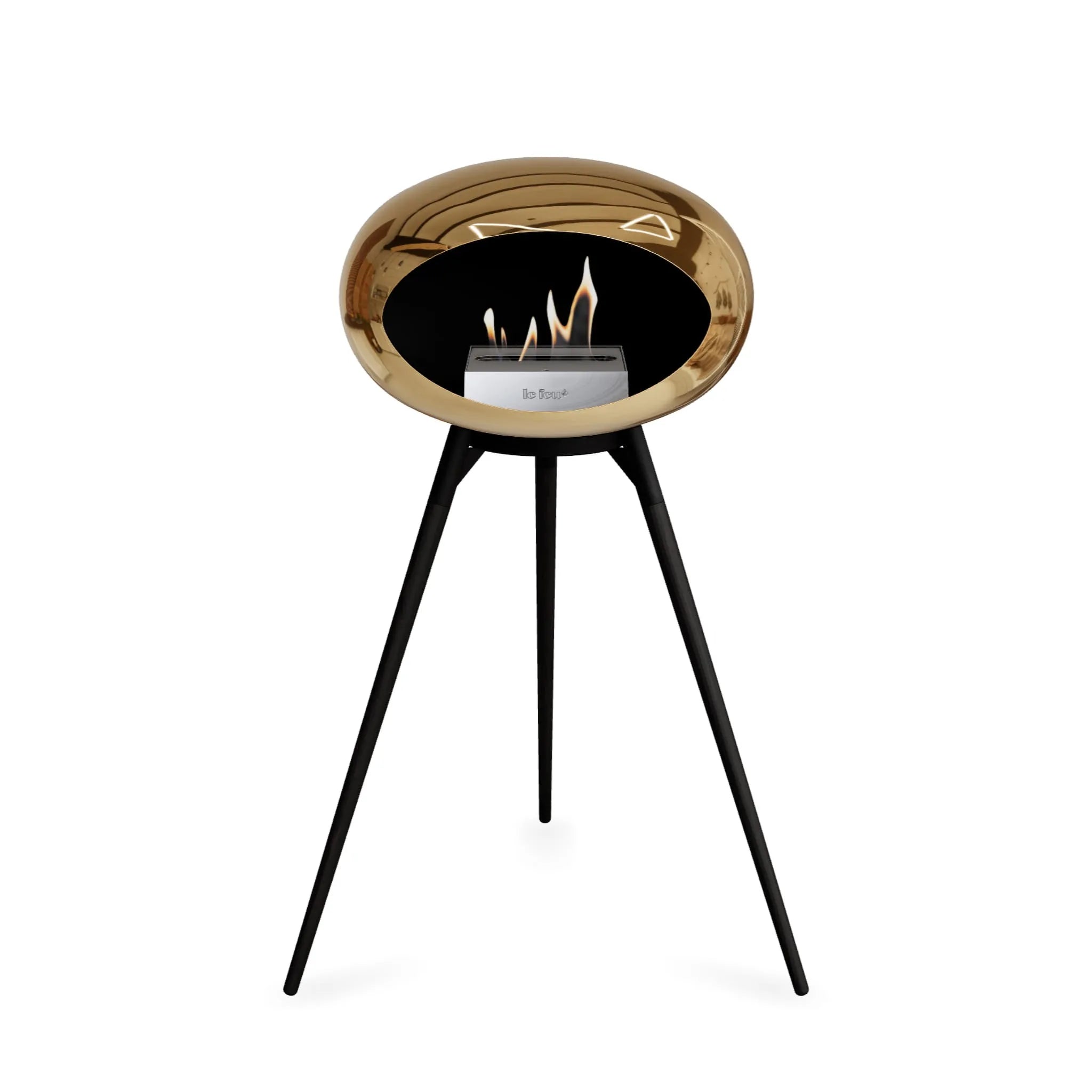  Le Feu Ground High Dome <br>Chromed Rose Gold Nüline Distribution Fireplaces art-noise.myshopify.com le-feu-ground-high-dome-br-chromed-rose-gold