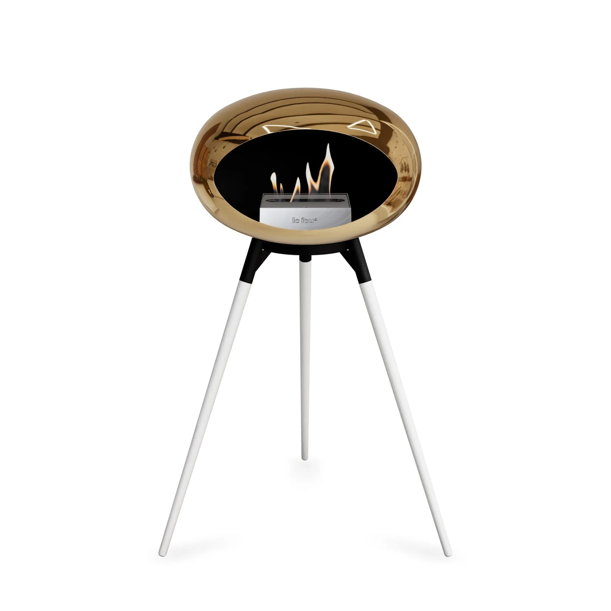  Le Feu Ground High Dome <br>Chromed Rose Gold Nüline Distribution Fireplaces art-noise.myshopify.com le-feu-ground-high-dome-br-chromed-rose-gold