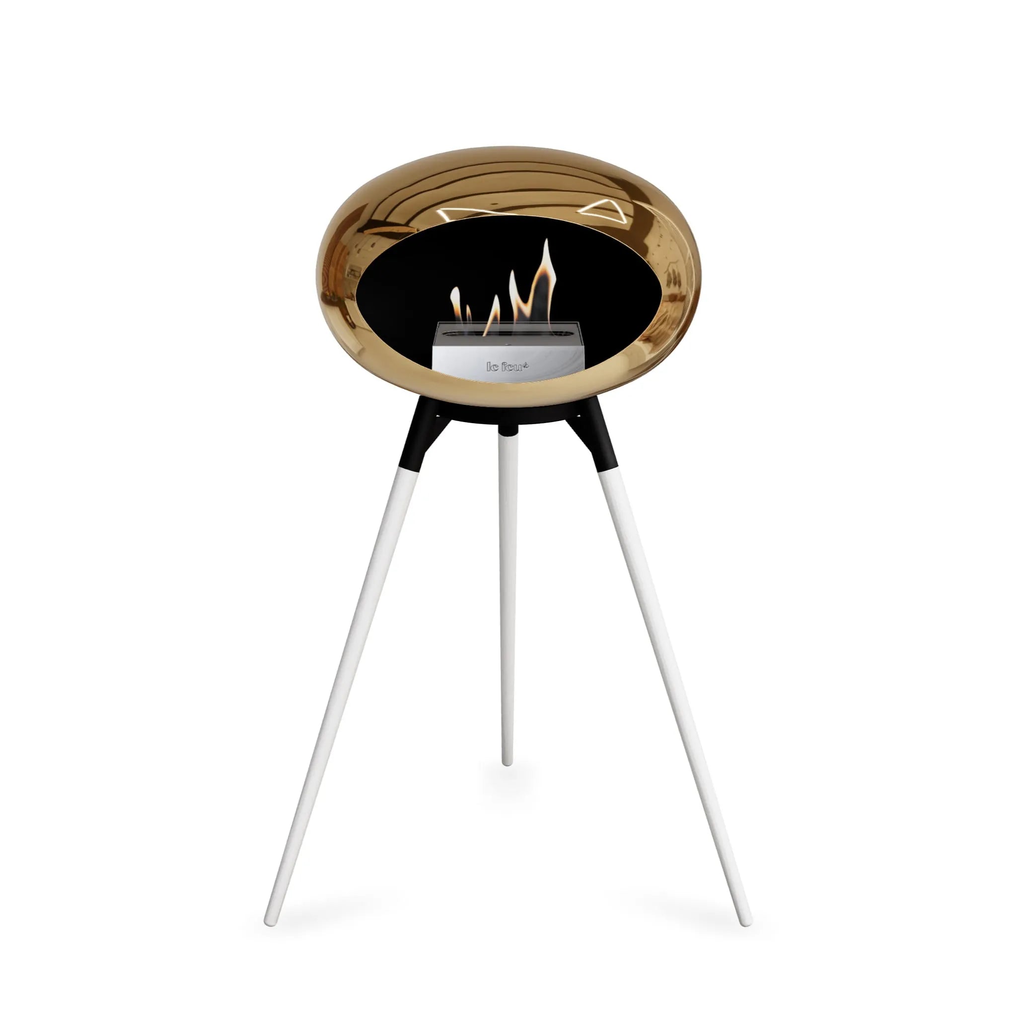  Le Feu Ground High Dome <br>Chromed Rose Gold Nüline Distribution Fireplaces art-noise.myshopify.com le-feu-ground-high-dome-br-chromed-rose-gold