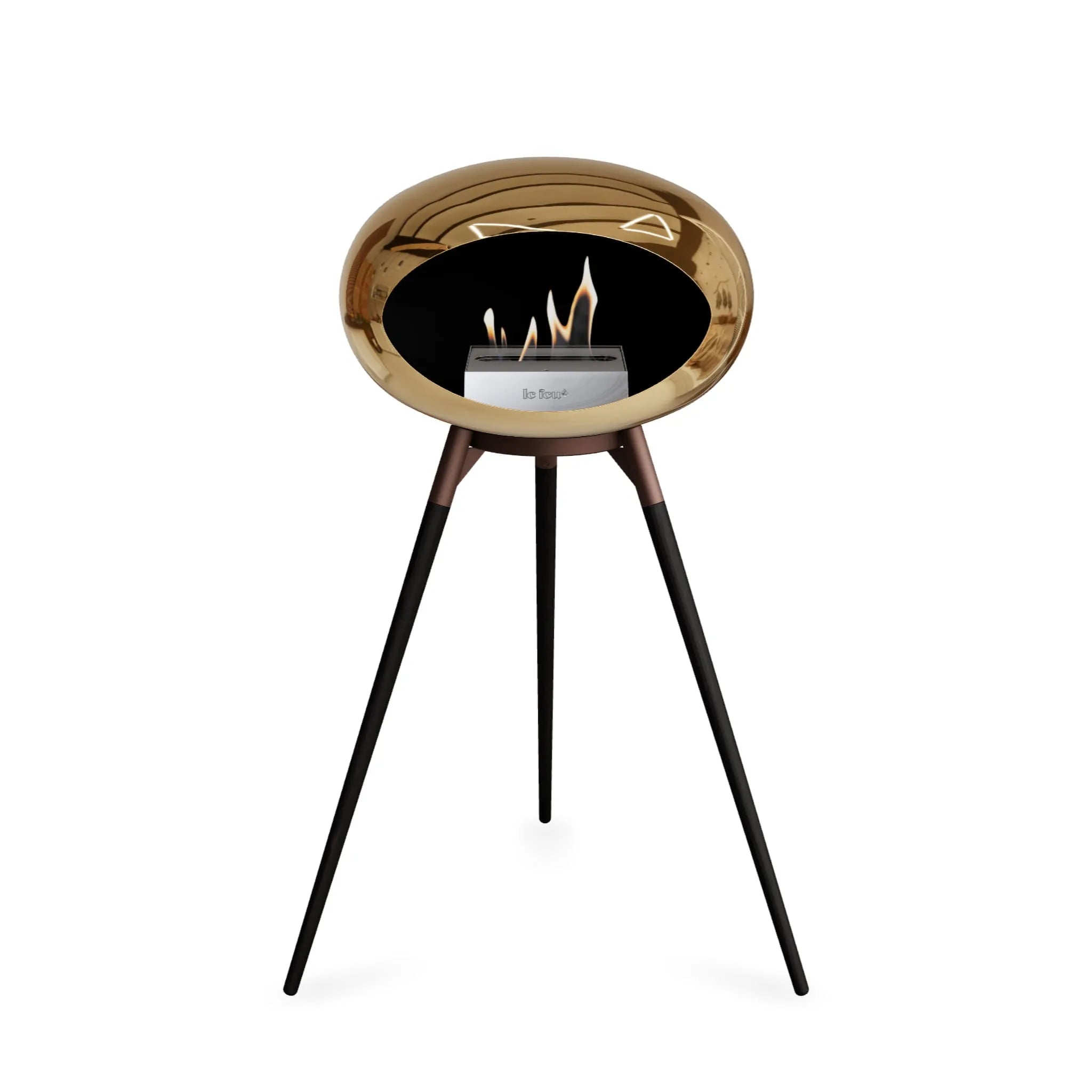  Le Feu Ground High Dome <br>Chromed Rose Gold Nüline Distribution Fireplaces art-noise.myshopify.com le-feu-ground-high-dome-br-chromed-rose-gold