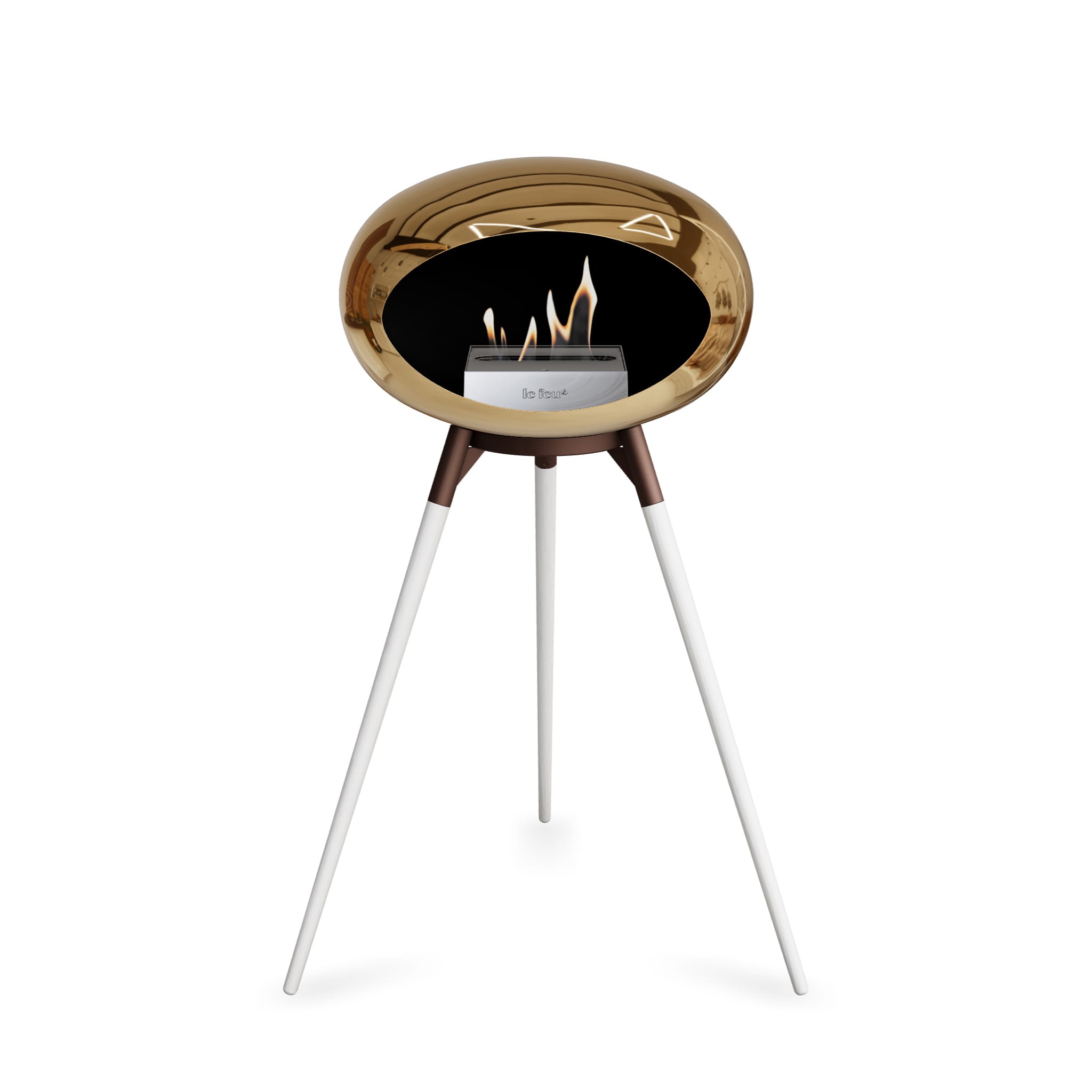 Le Feu Ground High Dome <br>Chromed Rose Gold