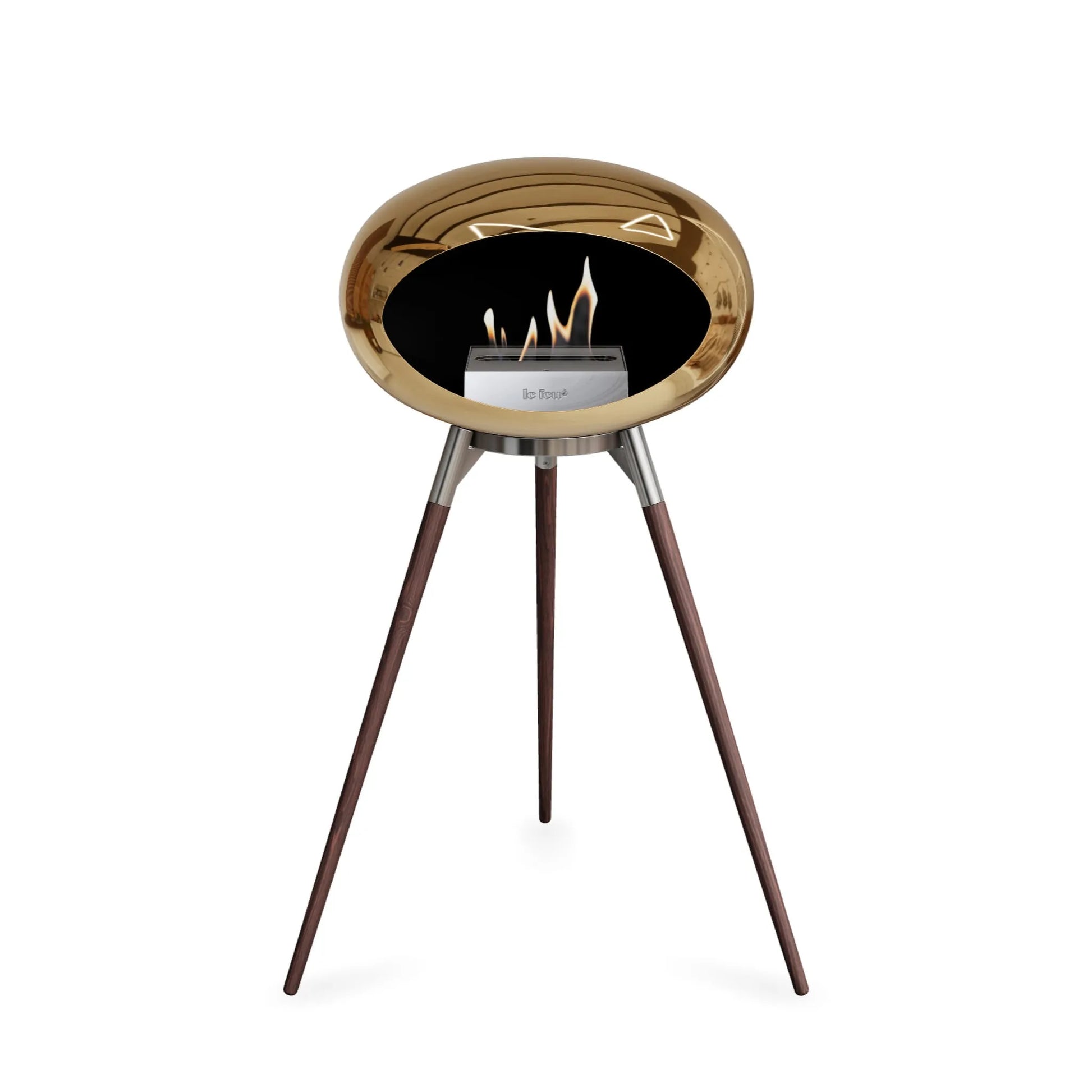  Le Feu Ground High Dome <br>Chromed Rose Gold Nüline Distribution Fireplaces art-noise.myshopify.com le-feu-ground-high-dome-br-chromed-rose-gold