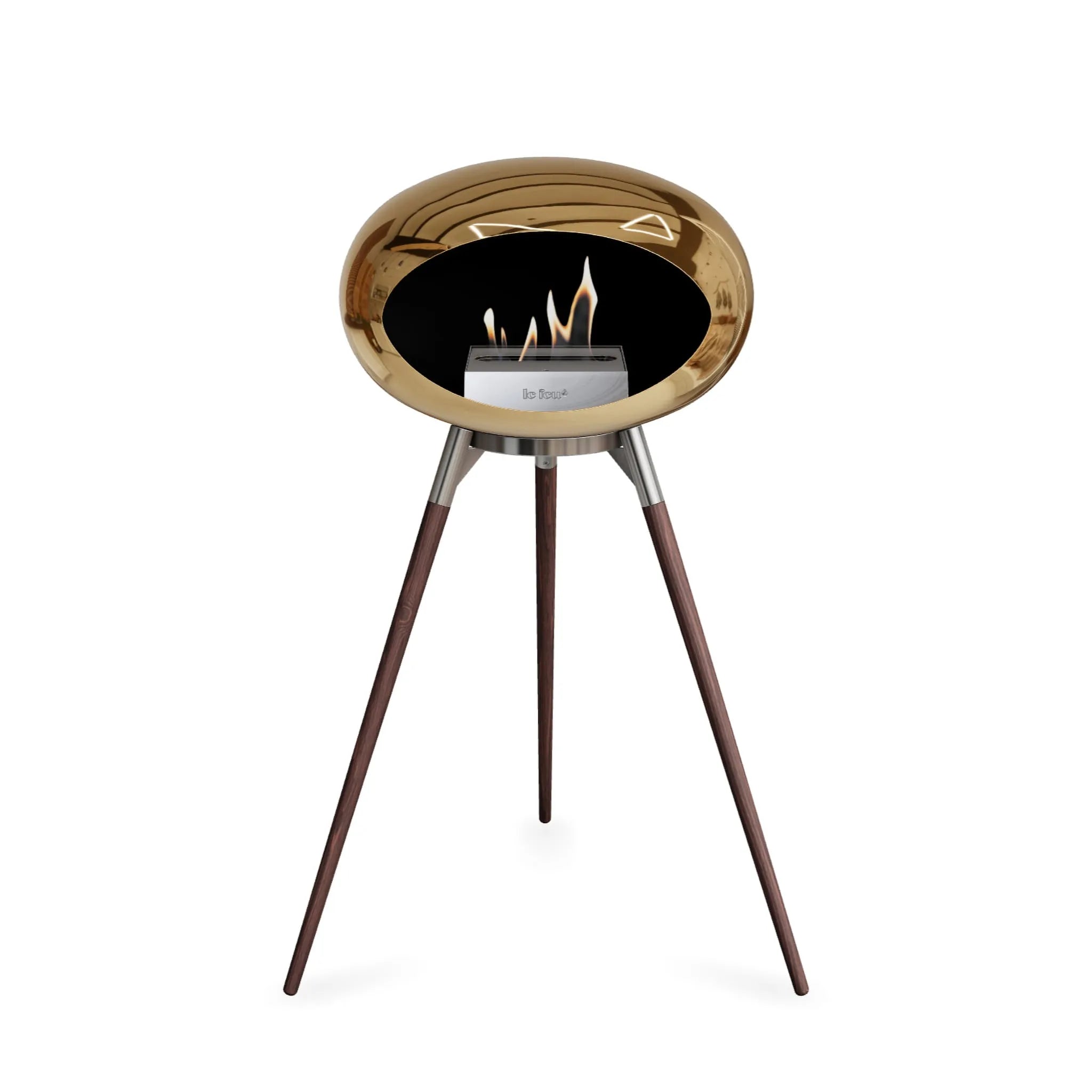  Le Feu Ground High Dome <br>Chromed Rose Gold Nüline Distribution Fireplaces art-noise.myshopify.com le-feu-ground-high-dome-br-chromed-rose-gold