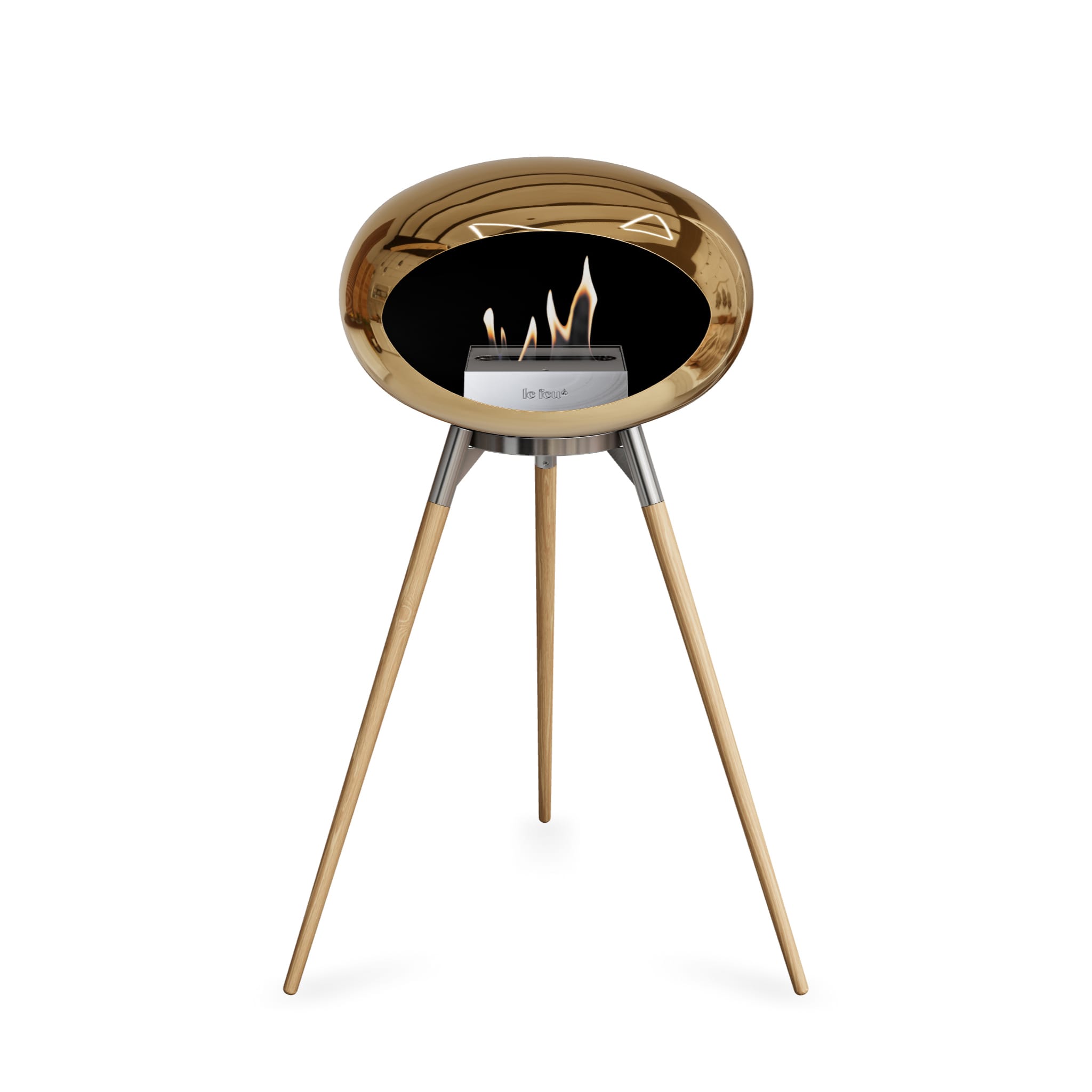 Le Feu Ground High Dome <br>Chromed Rose Gold